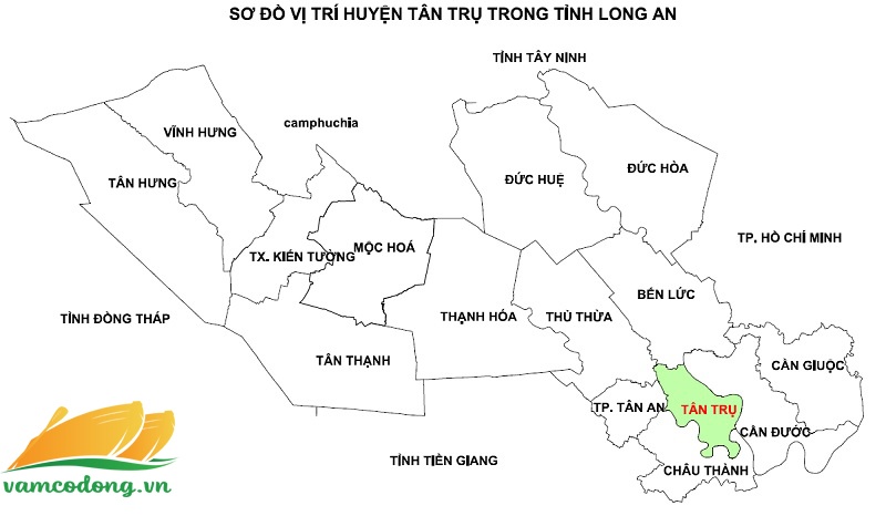 72.20.01 Bản đồ huyện Tân Trụ